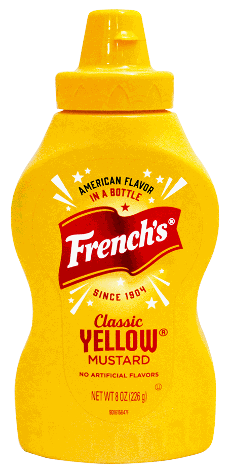 FRENCH YELLOW MUSTARD 8 OZ
