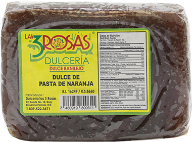 Las 3 Rosas Dulce Naranja8 OZ