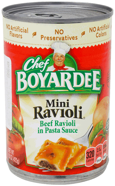 CHEF BOYARDEE MINI RAVIOLI 15 OZ