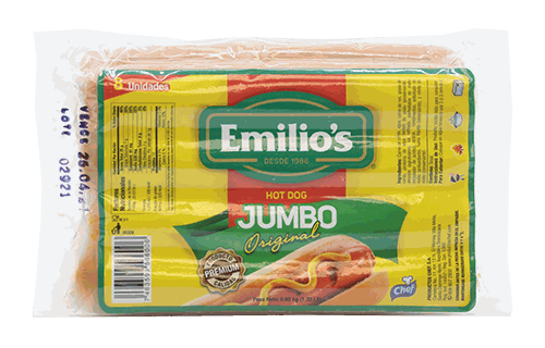 EMILIOS JUMBO HOT DOG 8/1