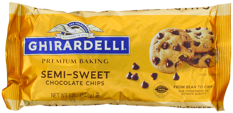 Ghir Semi Sweet Bake Chips12 OZ