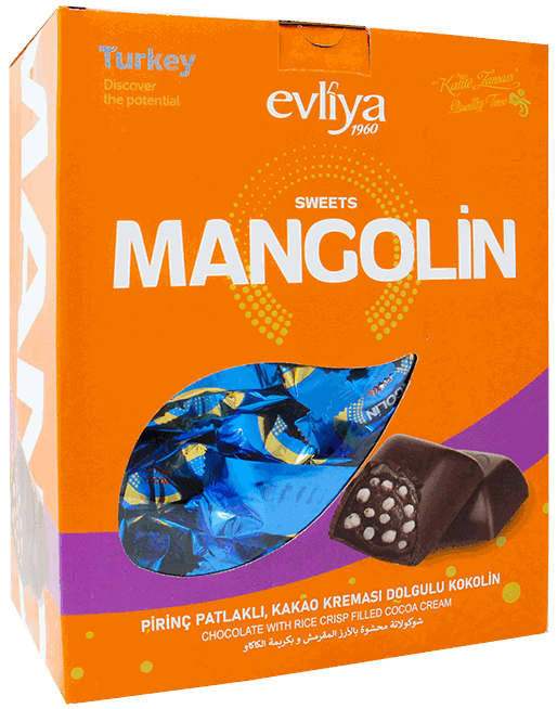 EVLIYA MANGOLIN CHOC CRISPADO 2 KG CAJA