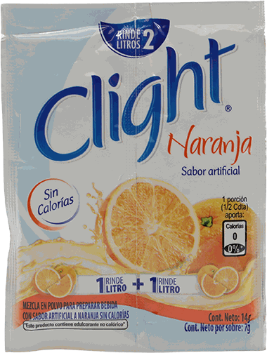 CLIGHT JUGO NARANJA 14GR