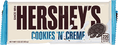HERSHEYS COOKIES N CREME BARRA