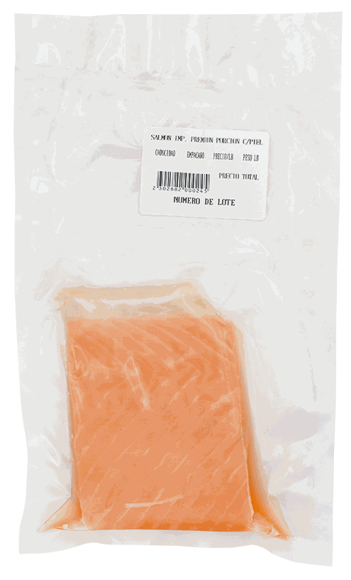 SALMÓN ATLANTICO PREMIUM PORCION C/PIEL