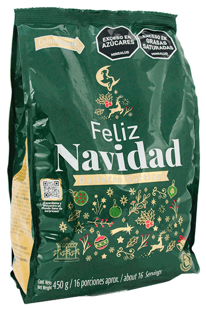 COLOMBINA GALLETA NAVIDEÑA SURT 450 GR