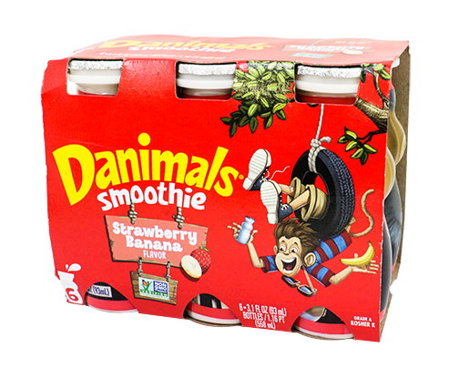 Dannon Danimals Straw/ba3.1 OZ