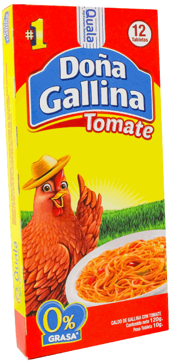 DOÑA GALLINA CALDO TOMATE 12/1