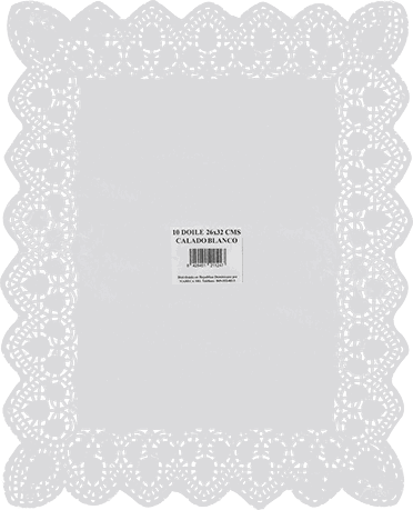 DOILES BLANCO CUADRA.12 PG (26X32CM)10/1