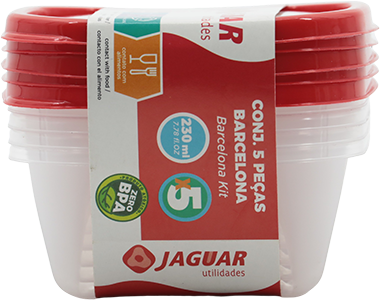 JAG ENVASE CUADRA.C/5PZ 230ML 0640