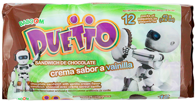 Duetto Galletas Chocolate10 UND