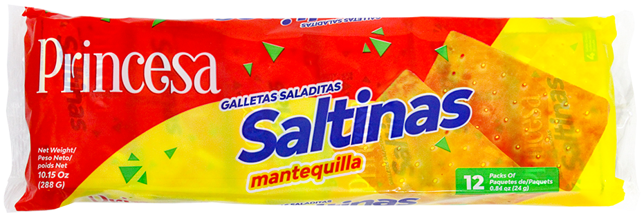 PRINCESA SALTINA MANTEQUILLA 10.15OZ