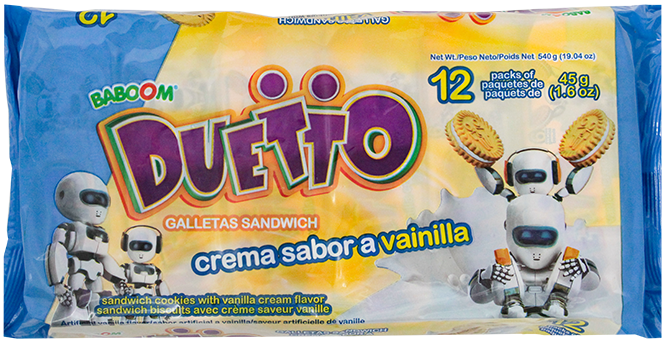 DUETTO GALLETAS VAINILLA 10 PQ