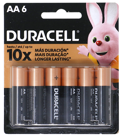 Duracell Pilas Alk AA6 UND