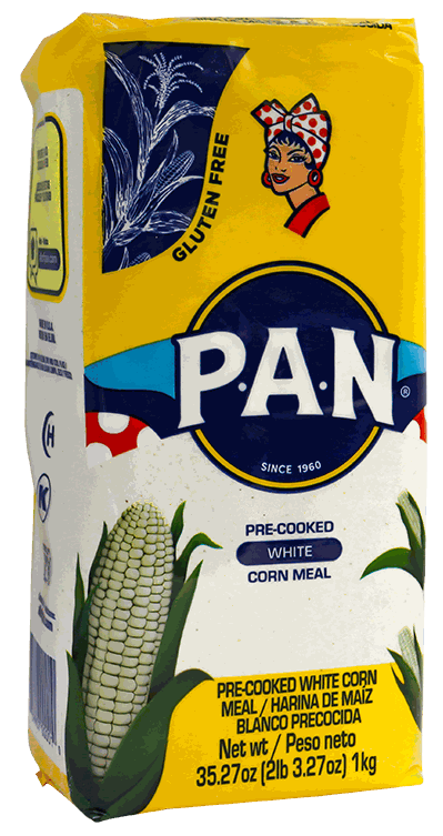 PAN HARINA MAIZ BLANCA 1 KG