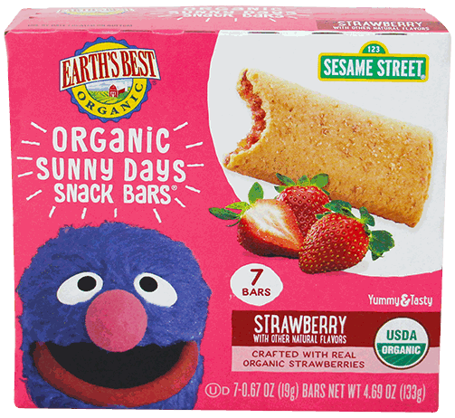 EARTH BEST ORG.SNACK BAR FRESA 5.3 OZ