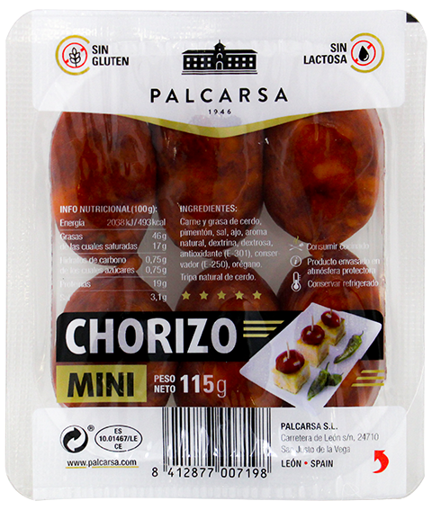 Palcarsa Choricitos115 GR