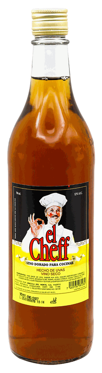 EL CHEFF VINO DORADO 700 ML
