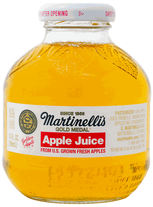 MARTINELLIS 100% APPLE JUICE 10 OZ