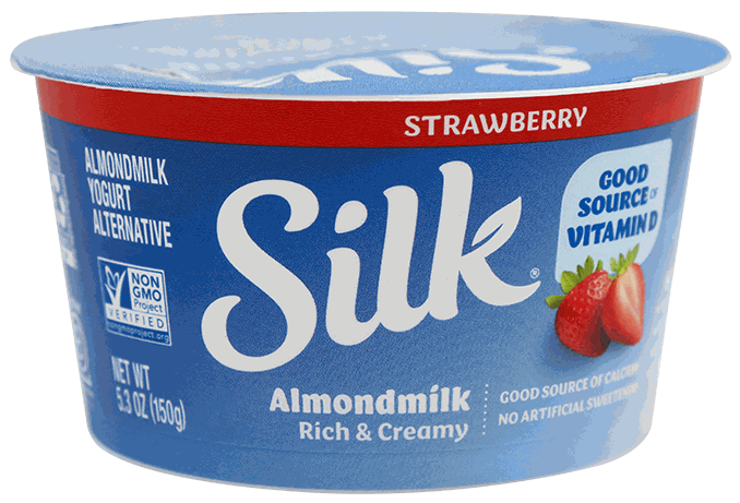 SILK YOGURT D/ALMENDRA STRAWBERRY 5.3 OZ