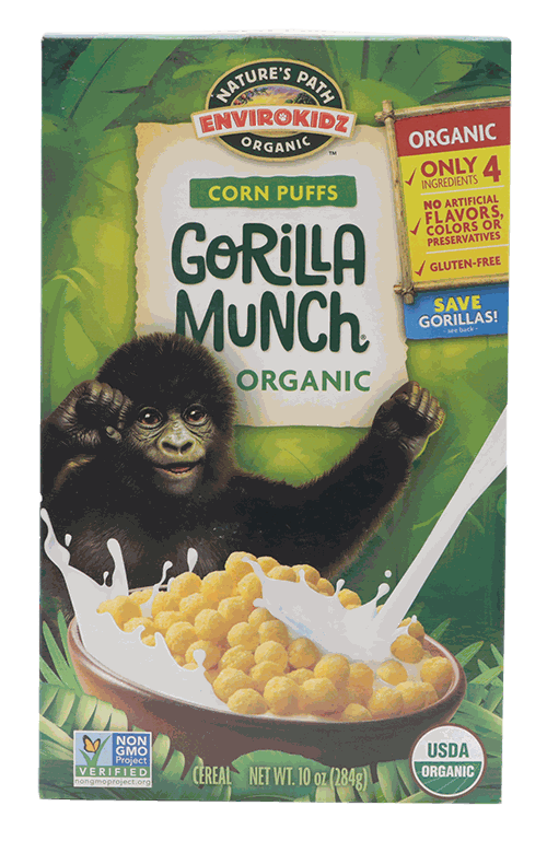 ENVIROKIDZ OR/GF GORILLA MUNCH 10 OZ