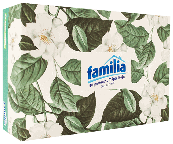 Familia Pañuelo Facial Pequeño50 UND