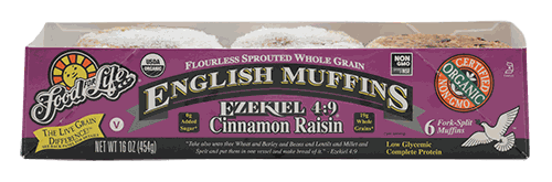 FDLIFE ENG. MUFFIN OG EZK4:9 RSN 16 OZ