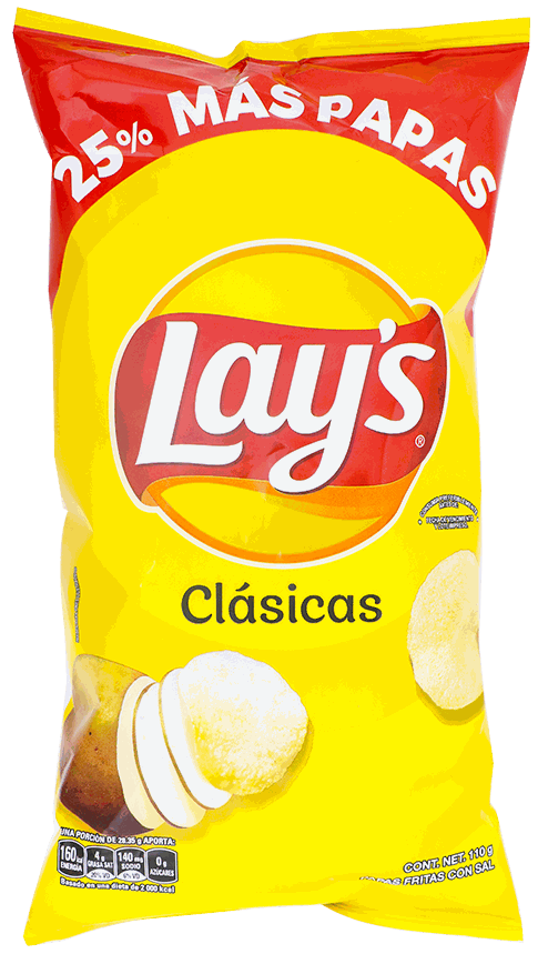 FRITO LAY PAPAS SAL MEDIANA 110 GR