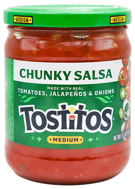 FRITO LAY TOSTITOS MILD MEDIUM 439 GR