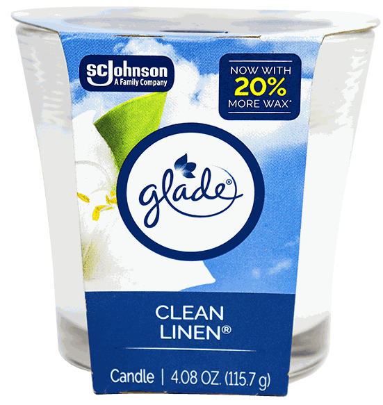 GLADE VELA CLEAN LINEN 3.4 OZ