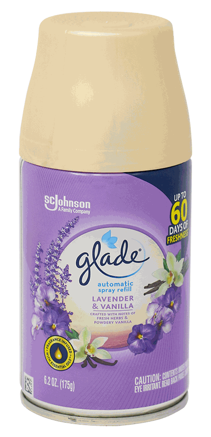 GLADE AUT REFILL LAVANDA VAINILLA 6.2OZ