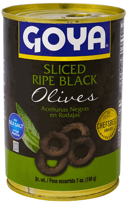 GOYA ACEITUNAS NEGRAS REBANADAS 7 OZ