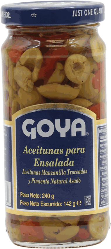 GOYA ACEITUNAS ROTAS C/PIMIENTO 240 GR