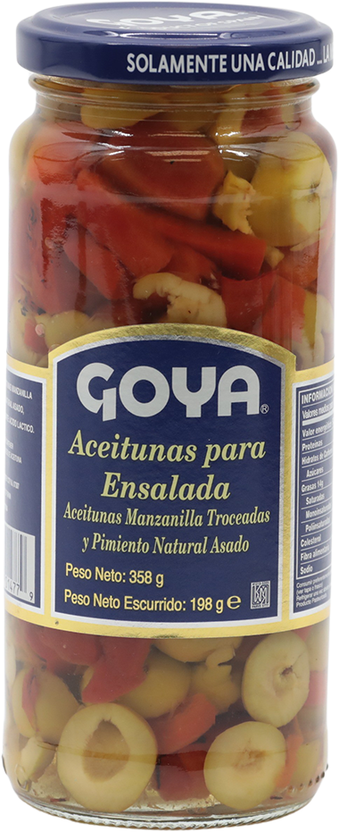 GOYA ACEITUNAS ROTAS C/PIMIENTO 358 GR