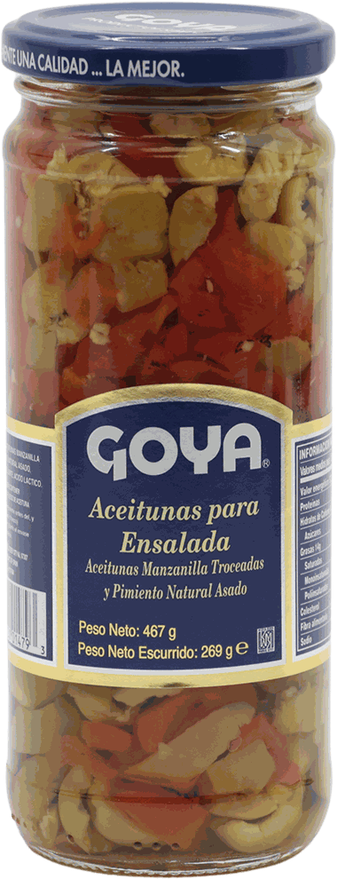 GOYA ACEITUNAS ROTAS C/PIMIENTO 467 GR