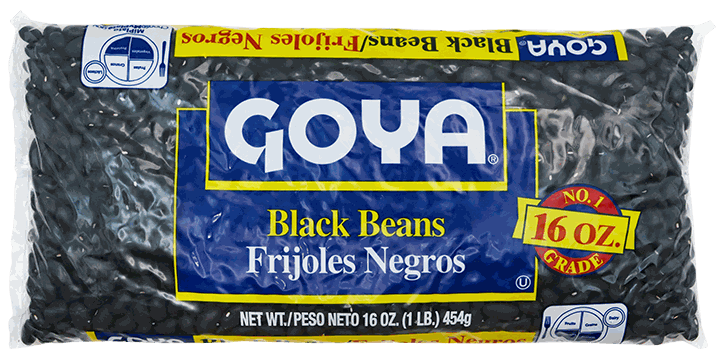 GOYA HABICHUELAS NEGRA PAQ 14 OZ