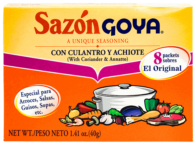 GOYA SAZON CILANTRO/ACHIOTE 40 GR 36/8 S