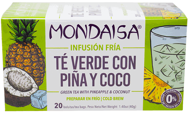 MONDAISA TE VERDE PIÑA/COCO 40G