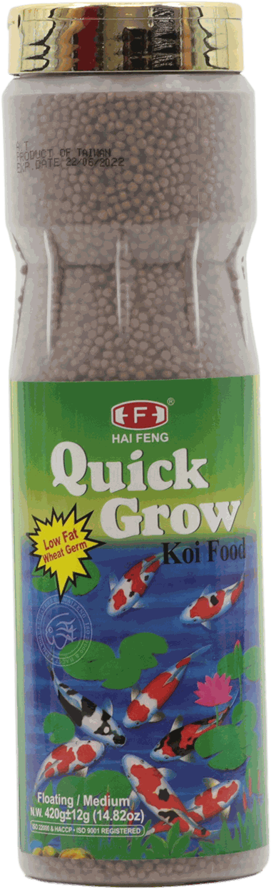 HAI FENG QUICK GROW KOI FOOD 14.82 OZ