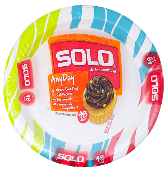 Solo Plato Decorado #748 UND