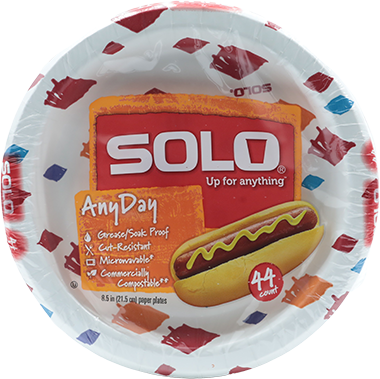 Solo Plato Decorado #8.544 UND