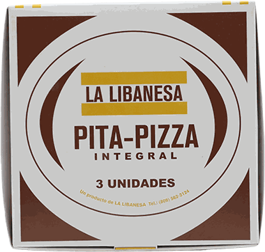 LA LIBANESA PIZZA PITA INTEGRAL 3/1