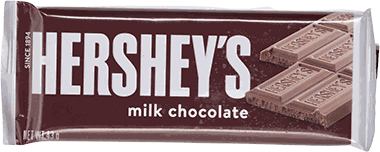 HERSHEYS MILK CHOC, BARS 43,94 GR