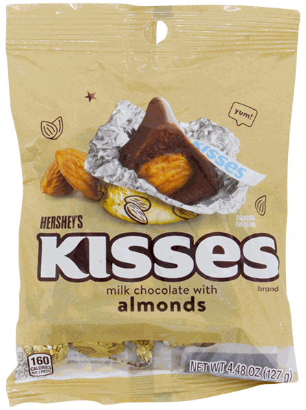HERSHEYS KISSES ALMOND 5,3OZ