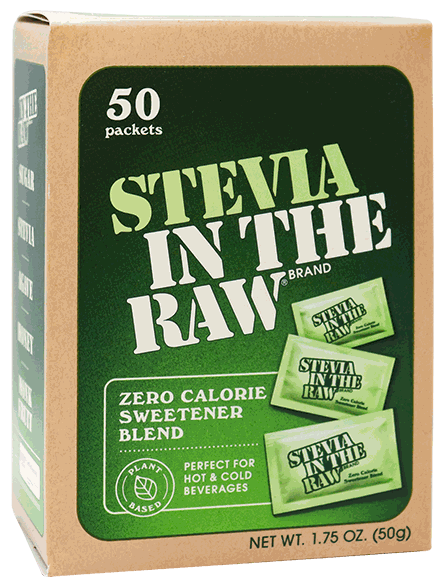 STEVIA SUGAR RAW 50 CT