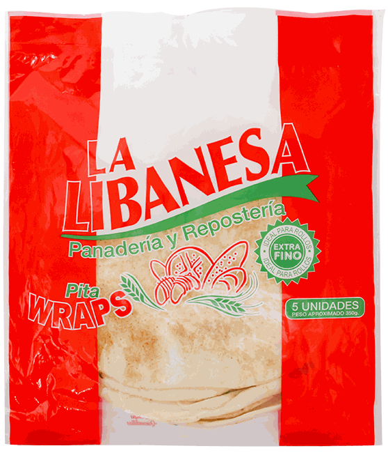 LA LIBANESA PAN PITA WRAP 5/1