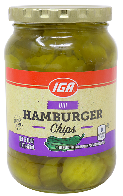 Iga Hamburguer Pickles Slices16 OZ