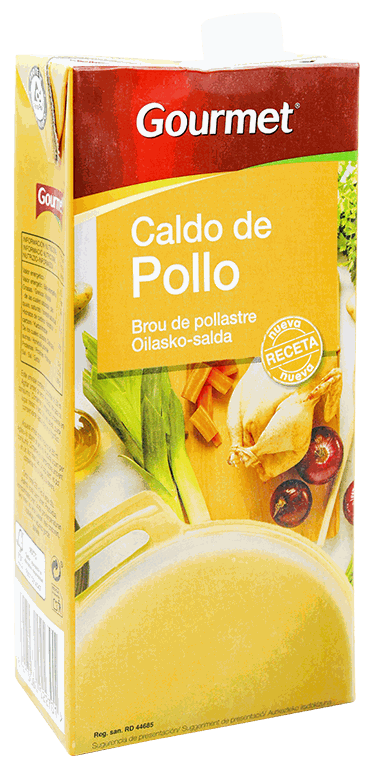 GOURMET CALDO POLLO BRICK 1L