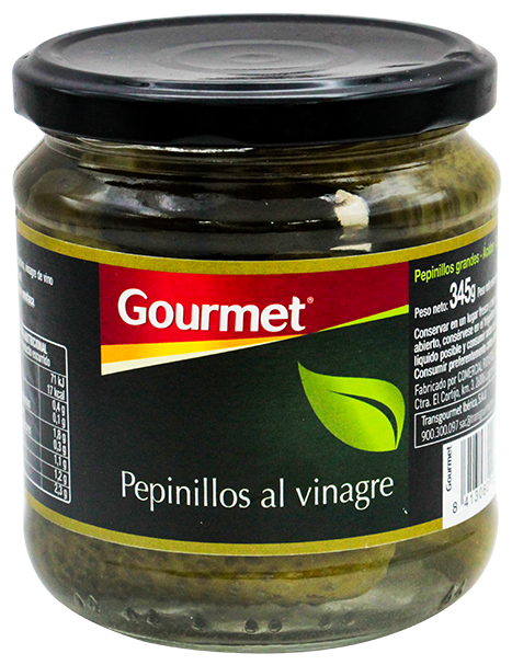 GOURMET PEPINILLOS GDE 180 GR