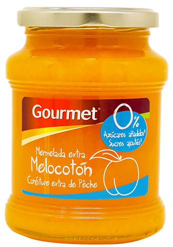 GOURMET MERMELADA MELOCOT. 350GR